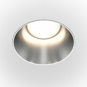 Spot incastrat Share 1xGU10 metal argintiu Maytoni DL051-01-GU10-RD-WS