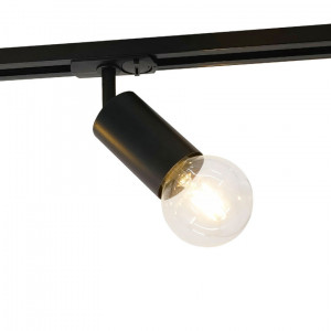 Spot sina Marvi TR Dolores 1xE27 metal/acril negru mat Italux