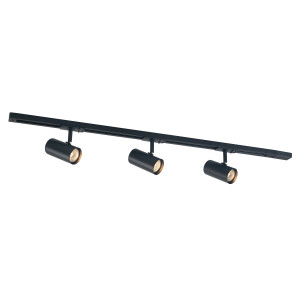 Spot sina Marvi TR Fredrik 3xGU10 metal/acril negru mat Italux