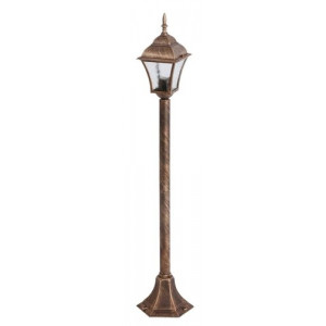 Stalp exterior Toscana 1xE27 metal/sticla auriu antichizat Rabalux RBL8395
