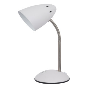 Veioza Cosmic 1xE27 metal alb/nichel satinat Italux