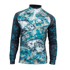 Bluza Golden Catch UV Protect Jersey Fire Carp-Bream