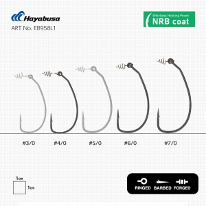 Carlige Hayabusa Wide Gap Screw Lock WRM958 NRB - Img 3