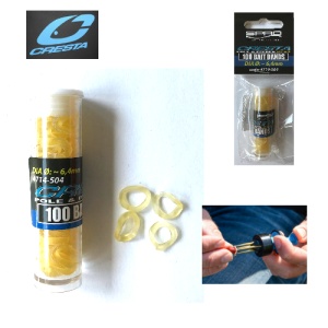 Inele elastice Cresta Latex Bait Bands (100 buc.)