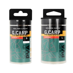 Kit 25 pungi solubile Golden Catch G.Carp, S (55x110 cm) + Kit incarcare - Img 2