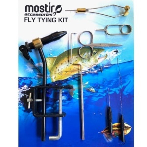 Kit Mostiro pentru confectionat muste artificiale Fly Fishing (7 piese)