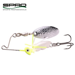 Spinnerbait larva SPRO S-Bait, Pearl, 4 cm (7 gr.)