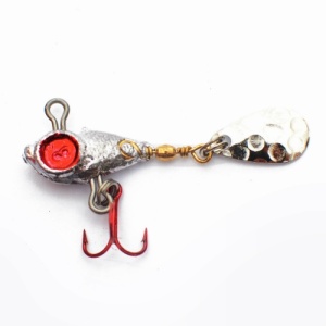 Spinnertail Profi Blinker Jig Fish, Silver