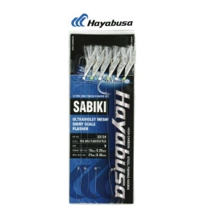 Taparine scrumbie Hayabusa Sabiki Real Scale Flasher UV Plus