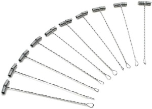 Teu culisant din inox Mostiro pentru monturi rapitori (10 buc.)
