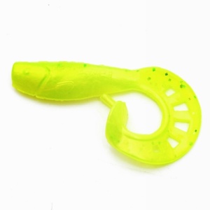 Twistere Profi Blinker Zandertail, Fluo Glitter, 10 cm (5 buc.)