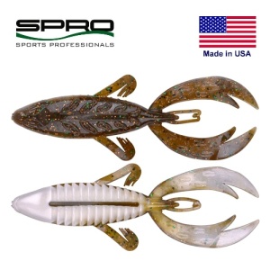 Twistere SPRO USA Komodo Claw, Natural Copper, 9 cm (4 buc.)
