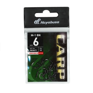 Carlige Hayabusa M-1 Black Nickel (10 buc.)