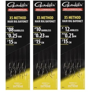 Carlige legate Gamakatsu XS Method Hair Rig Bayonet (8 buc.)