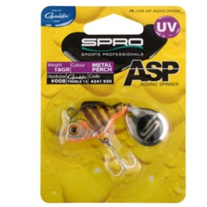 Lingurita Spinnertail SPRO ASP Spinner UV, Metal Perch