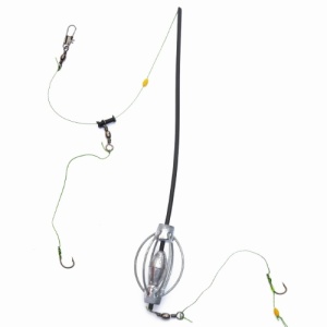 Montura tip bomba Mostiro tija, plumb interior, fir textil si fir de par (1 ac)
