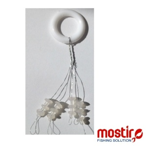 Opritoare boilies Mostiro tip nit, Clear (12 buc.)