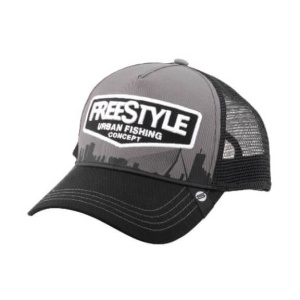 Sapca Freestyle Trucker Grey Font