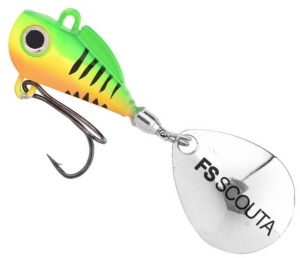Spinnertail SPRO Freestyle Scouta Jig Spinner, Fire Tiger (1 buc.)