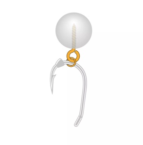 Surub pentru momeala Golden Catch G.Carp Bait Screw (10 buc.) - Img 3