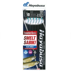 Taparine Hayabusa Smelt Sabiki Blue Wooly (6 buc.)