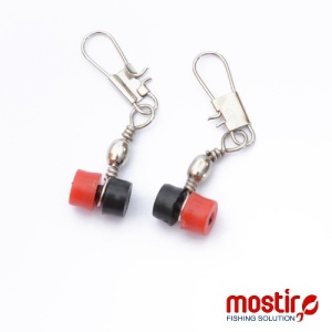 Agrafe cu vartej si tub rigid culisant Mostiro (2 buc.)