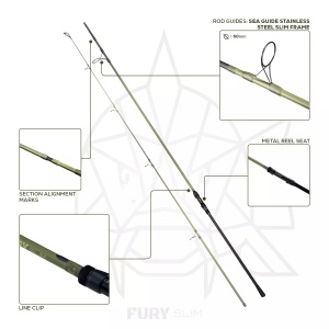 Lanseta Golden Catch G.Carp Fury Slim (2 sect.) - Img 9
