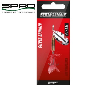 Lingurita rotativa SPRO Power Catcher, Silver