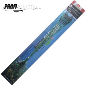 Strune Profi Blinker cu vartej si agrafa fast-lock Green, 1x7 (30 cm)