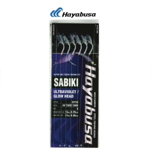 Taparine scrumbie Hayabusa Sabiki UV Twist Skin (6 buc.)