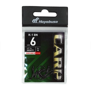 Carlige Hayabusa K-1 Black Nickel (10 buc.)