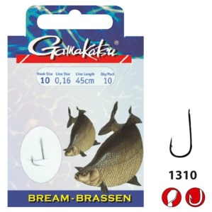 Carlige legate Gamakatsu BKS 1310N Bream (10 buc.)