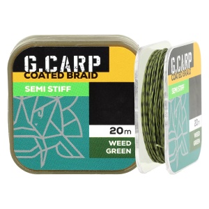 Fir textil Golden Catch G.Carp Hook Link Semi Stiff, Weed Green