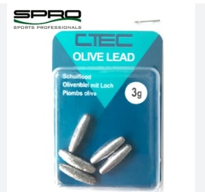 Plumb Culisant Olive SPRO C-Tec, 3/4/5gr (5 buc.)