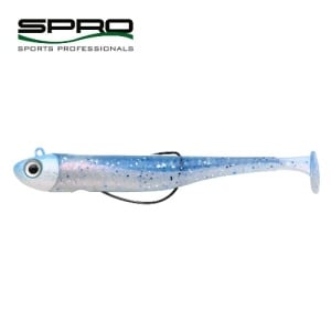 Swimbait SPRO Gutsbait, UV Aqua&Pearl, 11 cm (14 gr)