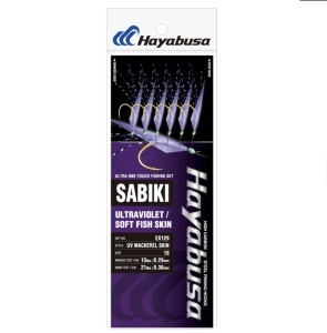 Taparine Hayabusa Sabiki UV Mackerel Skin (6 carlige)
