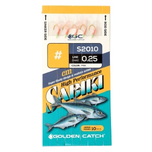 Taparine Sabiki Golden Catch S2010, Roz (10 carlige)