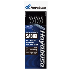 Taparine scrumbie Hayabusa Sabiki Real Minnow (6 buc.)
