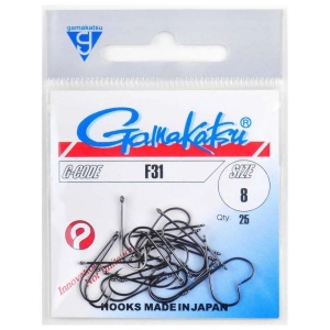 Carlige Gamakatsu LS-F31NS Black (25 buc.)