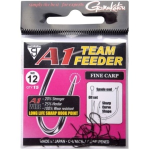 Carlige legate Gamakatsu A1 Team Feeder Fine Carp