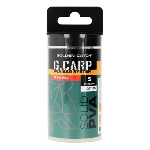 Kit 25 pungi solubile Golden Catch G.Carp, S (55x110 cm) + Kit incarcare