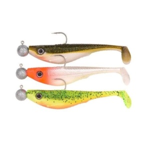 Kit 3 shad-uri SPRO Soft lure + 3 Capete twister Gamakatsu, Mojito/Baitfish/Minnow (10+7 gr.)