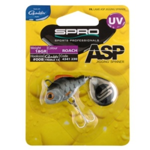 Lingurita Spinnertail SPRO ASP Spinner UV, Roach