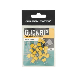 Pinuri duble pentru forfac Golden Catch Double Pins (20 buc.) - Img 3