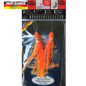 Twister Profi Blinker Octopus Paternoster Red Fire (2 buc.)