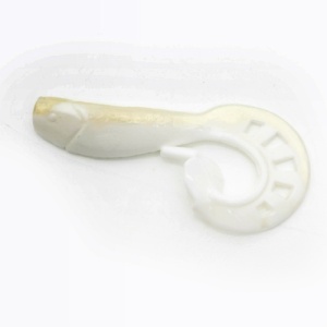 Twistere Profi Blinker Zandertail, Alb perlat, 10 cm (5 buc.)