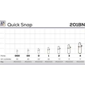 Agrafa ZEOX Quick Snap 201BN (10 buc.) - Img 3
