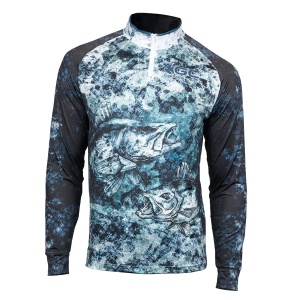 Bluza Golden Catch UV Protect Jersey Fire Zander-Perch - Img 1