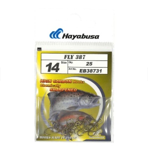 Carlige Hayabusa FLY387 Bronze (25 buc.)