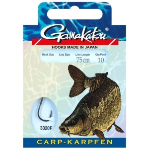 Carlige legate Gamakatsu BKD 3320F Carp (10 buc.)